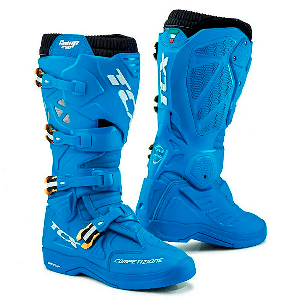 Bota TCX Comp Evo 2 Michelin - Azul - Menta Motos - A Melhor Loja