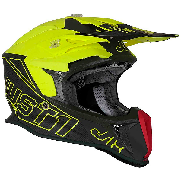 Capacete Just1 J18 Vertigo - Amarelo