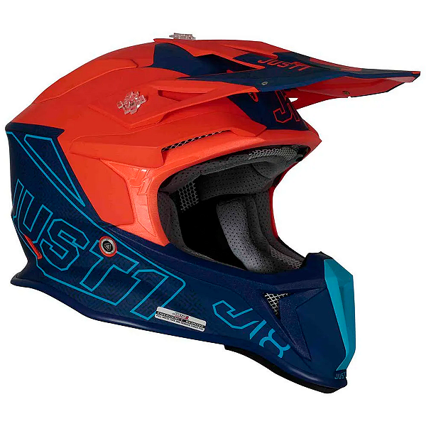 Capacete Just1 J18 Vertigo - Laranja