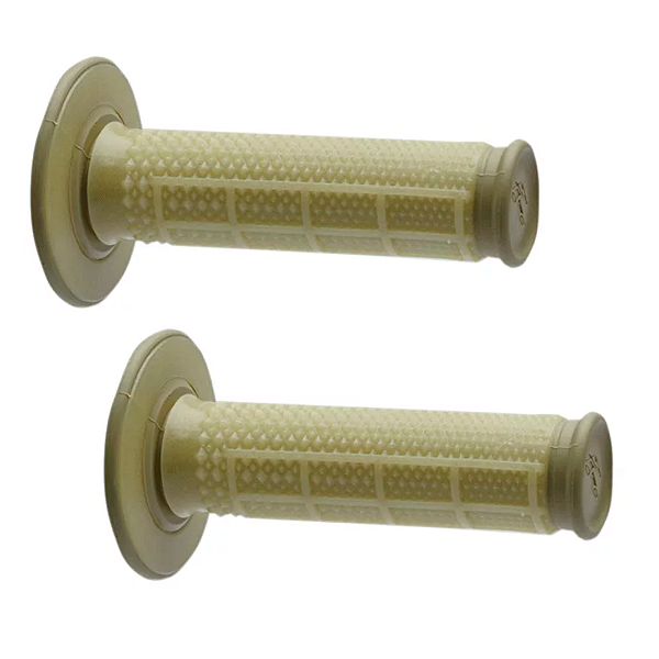 Manopla Renthal Kevlar Dual MX Tapered Diamond/Half Waffle Firm Natural