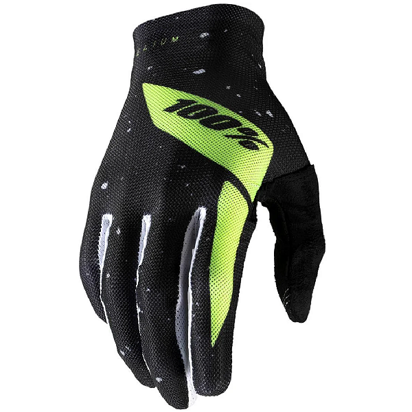 Luva 100% Celium Preto/Amarelo Flúor