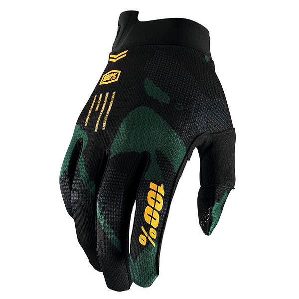 Luva 100% iTrack Sentinel Preto Chumbo