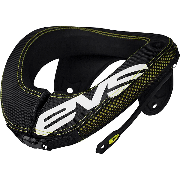 Protetor de Pescoço EVS R3 Adulto Preto/Amarelo