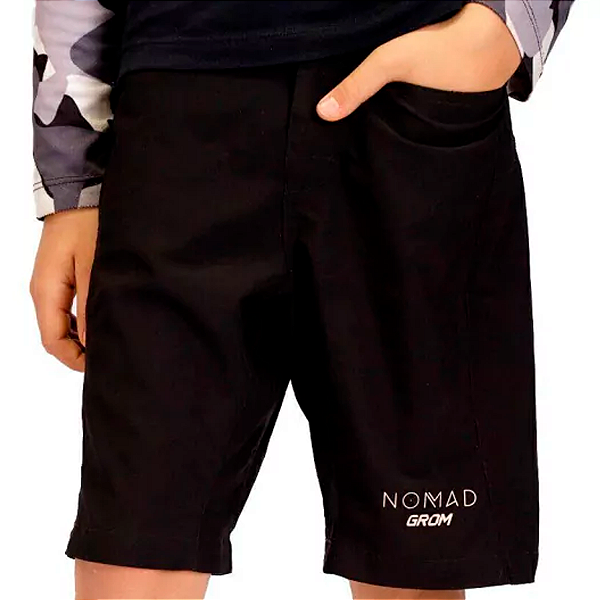 Bermuda Nomad Grom Infantil Preto