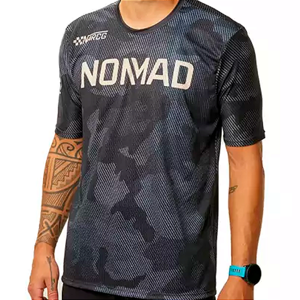 Camisa Nomad Trail Core Camuflada Manga Curta