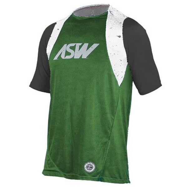 Camisa ASW Ride Ground Verde Musgo/Preto