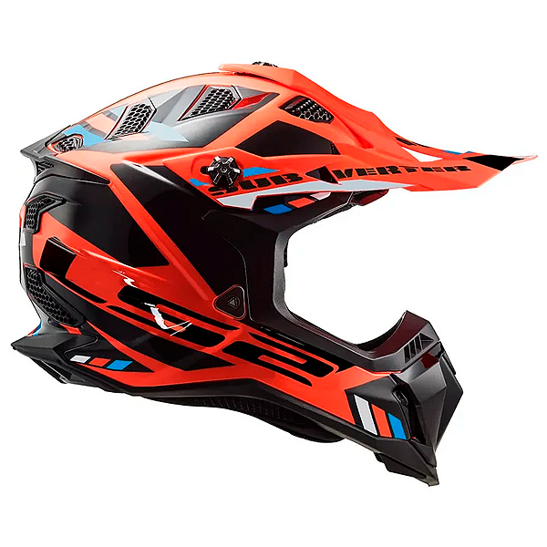 Capacete LS2 MX700 Subverter Evo Stomp Laranja/Preto