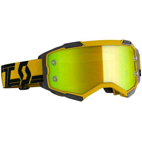 Óculos Scott Fury Amarelo/Preto Yellow Chrome Works