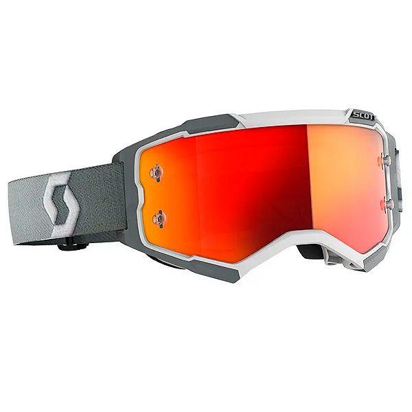Óculos Scott Fury Branco/Cinza Orange Chrome Works