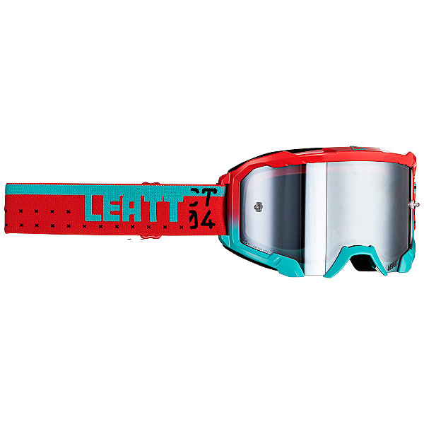 Óculos Leatt Velocity 4.5 Iriz Aqua/Vermelho