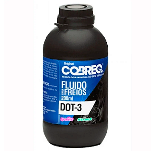 Fluido de Freio DOT3 200ml Cobreq