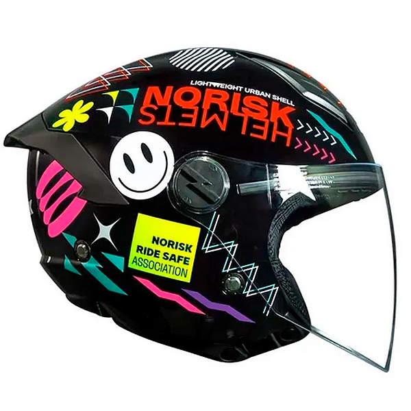Capacete Norisk Neo Buddy Rosa/Preto