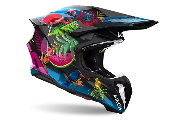 Capacete Airoh Twist 3 Amazonia brilho