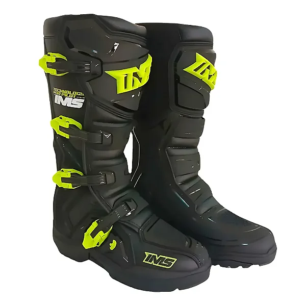 Bota IMS Robust Injetada - Preto/Neon