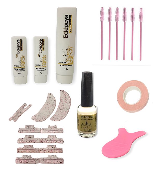 Kit lash lifting - molde pad e fita