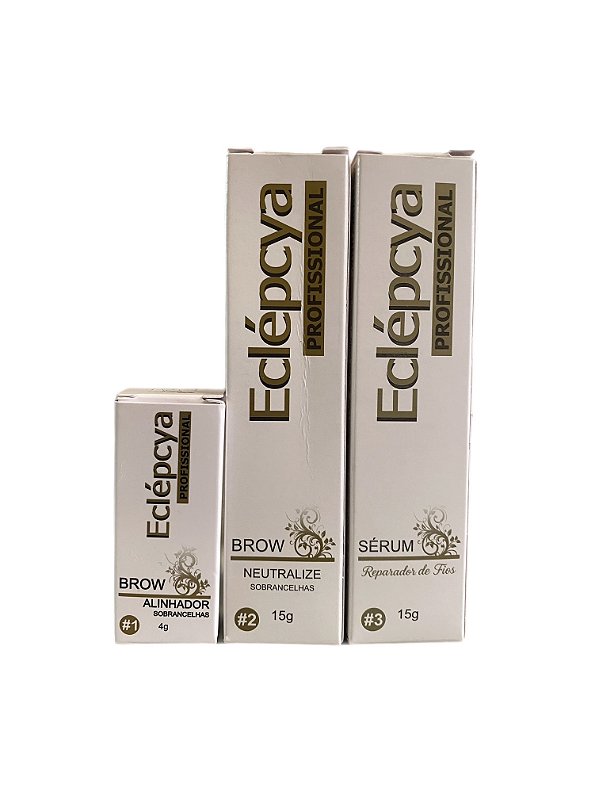 Kit Brow Lamination - Alinhador 4g Neutralize 15g e Sérum reparador