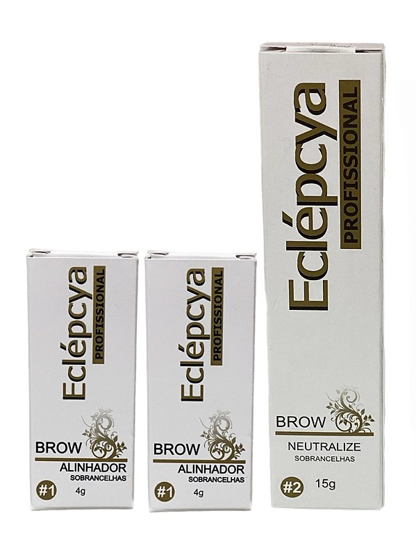 2 Alinhador 4g e Neutralize 15g Brow Lamination