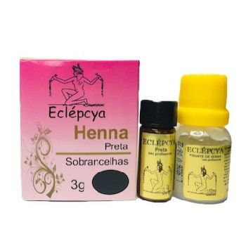 Henna Profissional Eclépcya - Preta 3G