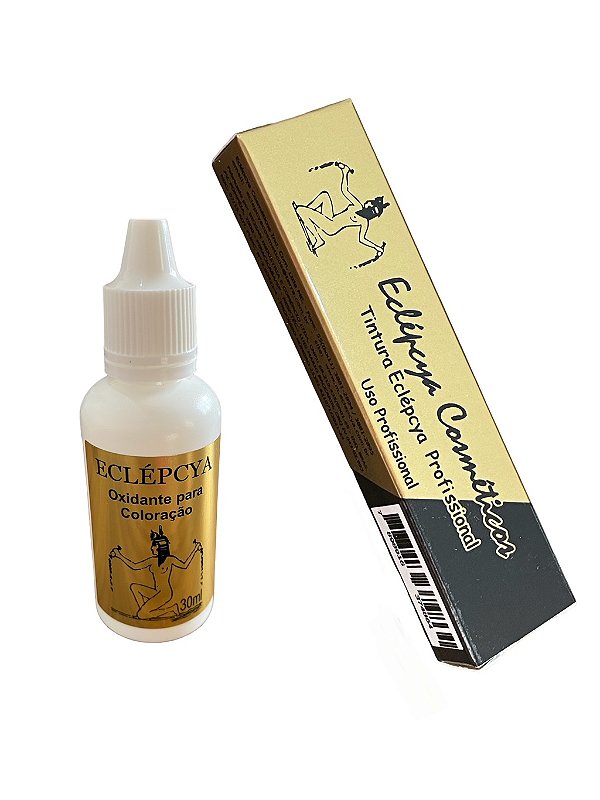 Tintura profissional Eclépcya - Preta + oxidante