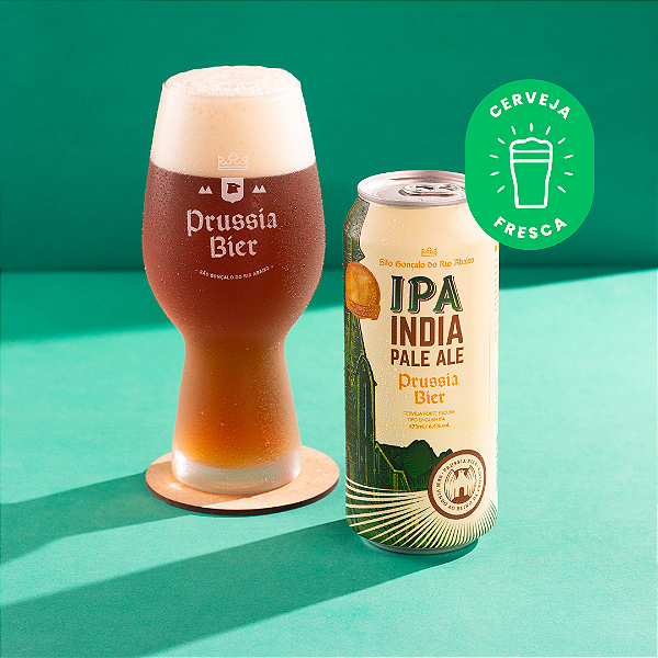 English IPA Prussia Bier unidade - Lata 473ml