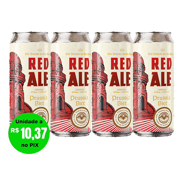 RED ALE - COMPRE 3, LEVE 4 LATAS  473ml