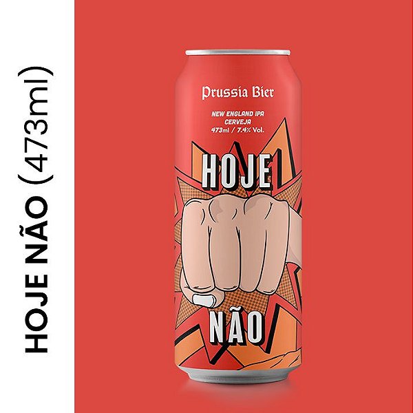CERVEJA HOJE NÃO NEIPA LATA 473ML UNIDADE