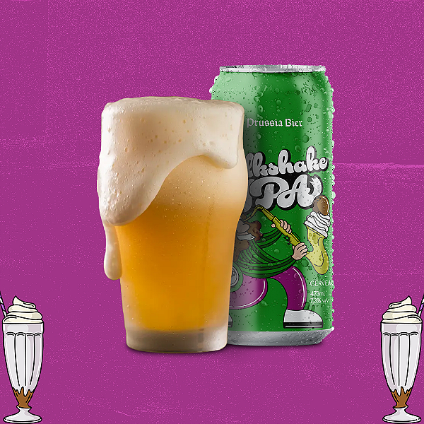 CERVEJA MILKSHAKE IPA COM COCO LATA 473ML UNIDADE