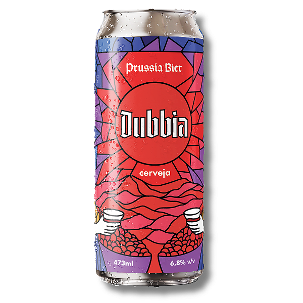 Dubbia (Belgian Dubbel) Prussia Bier unidade - Lata 473ml