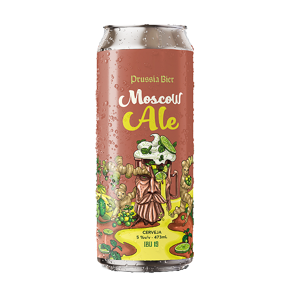 CERVEJA MOSCOW ALE  AMERICAN WHEAT LATA 473ML UNIDADE