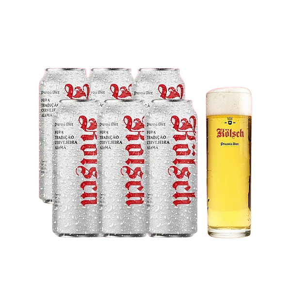 6x Kolsch + Copo Stange - 6 cervejas