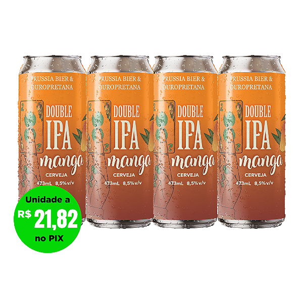 DOUBLE IPA MANGA - COMPRE 3, LEVE 4 LATAS  473ml