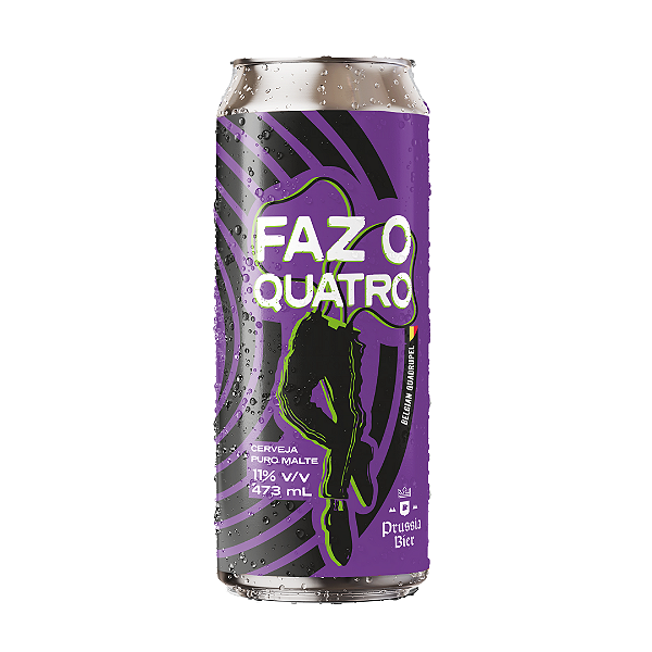 CERVEJA QUADRUPEL FAZ O QUATRO - LATA 473ML UNIDADE
