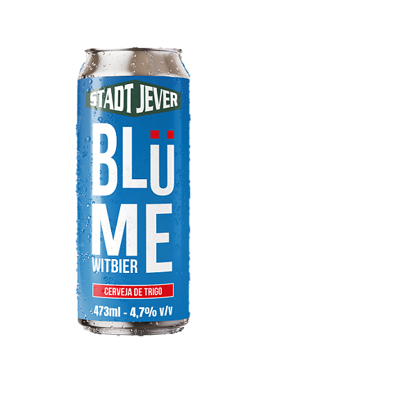 CERVEJA STAD JEVER BLUME - WITBIER LATA 473ML UNIDADE