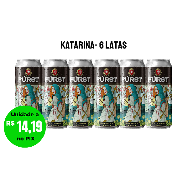 Katarina - Catharina Sour de acerola Furst - 6 Latas 473ml