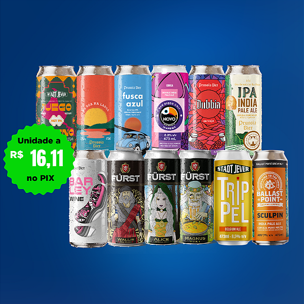 Cervejas Fortes – 12 Latas