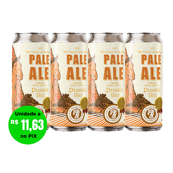 PALE ALE - COMPRE 3, LEVE 4 LATAS  473ml