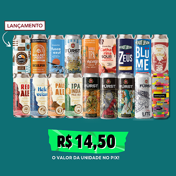 Tudão – Uma de cada – 18 latas