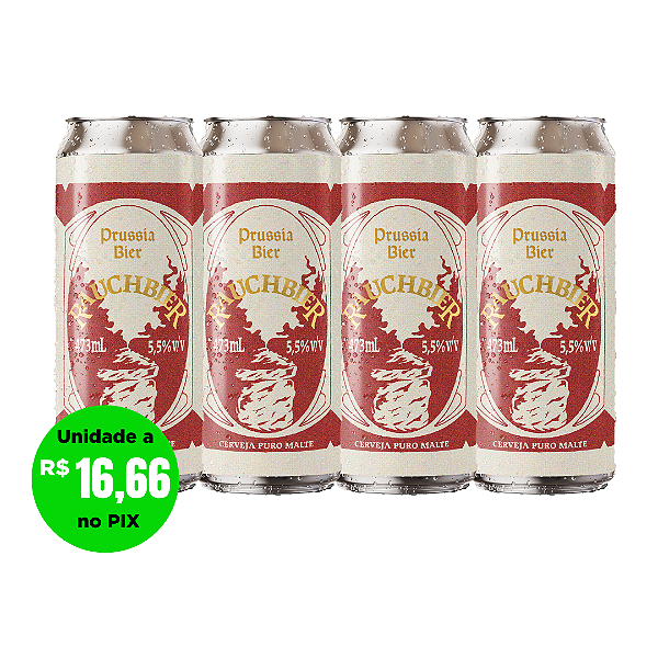 RAUCHBIER - COMPRE 3, LEVE 4 LATAS  473ml