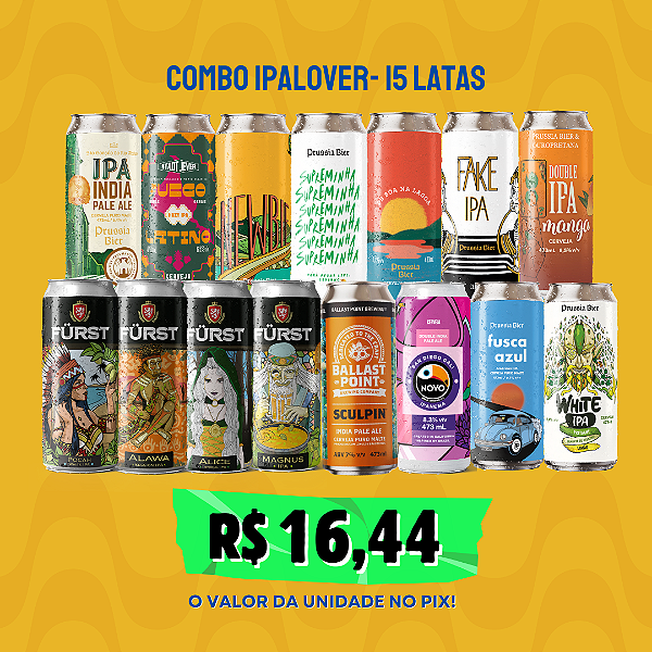 IPA Lover – 15 Latas
