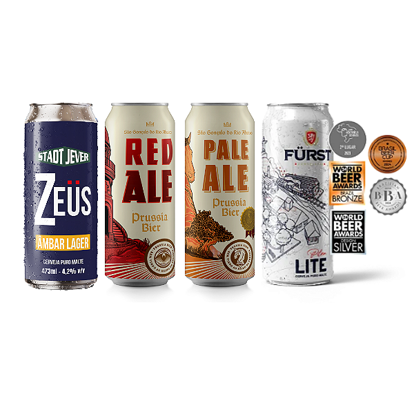 4 cervejas - *O desconto no valor integral é aplicado abaixo