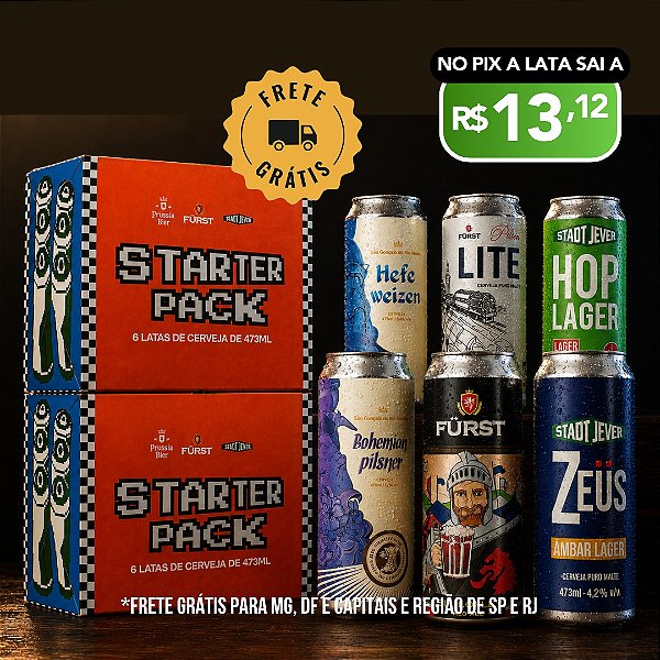 2x Starter Pack – 12 Latas 473ml