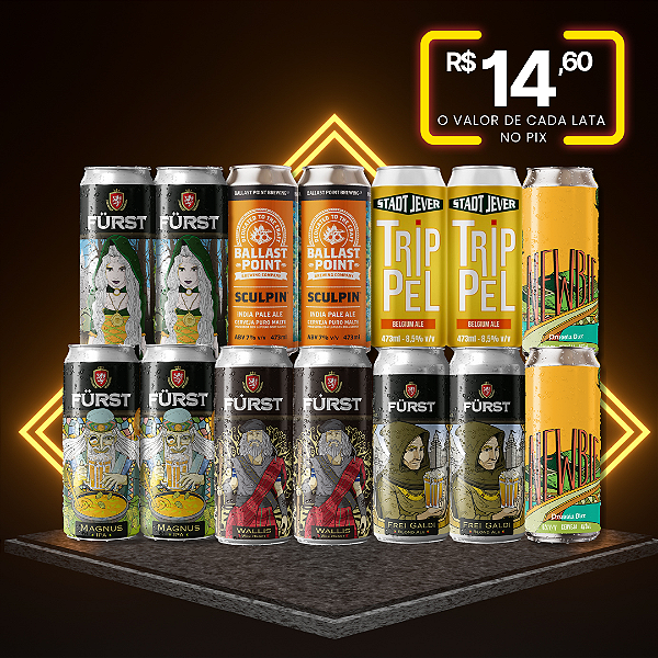 Cervejas Fortes – 14 latas