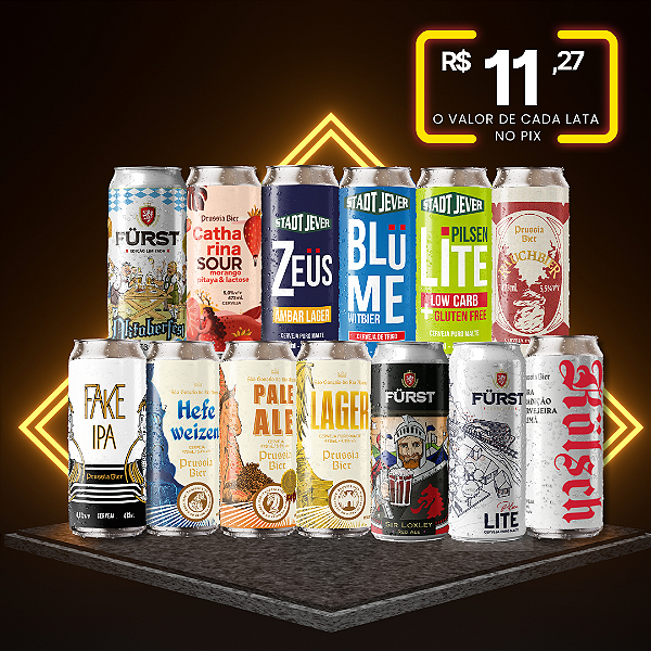 Cervejas leves – 13 latas