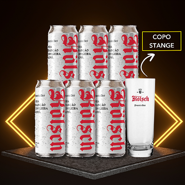 Kolsch + Copo Stange – 6 latas + copo