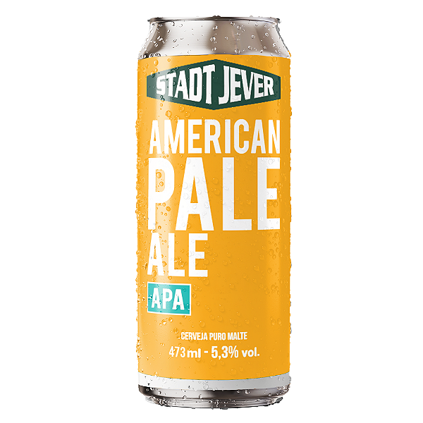 CERVEJA STADT JEVER AMERICAN PALE ALE 473ML UNIDADE