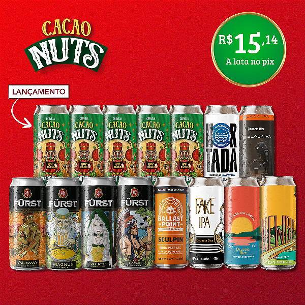 Cacao Nuts + IPA Lover – 15 latas