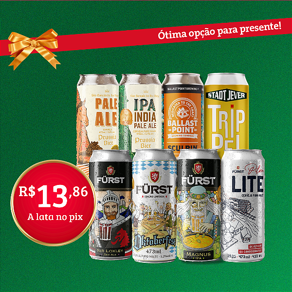 Combo das Premiadas – 8 Latas