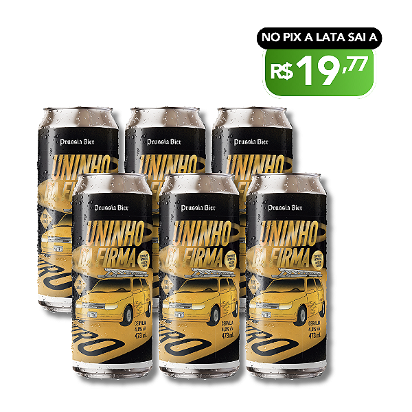 Uninho - Dry Stourt com nitrogênio – 6 Latas