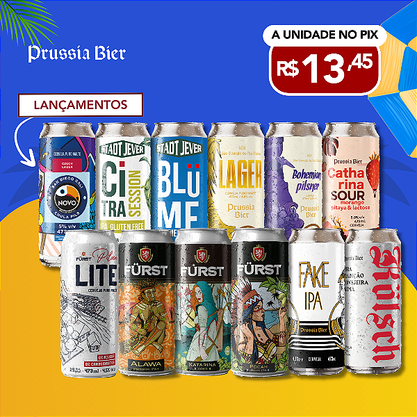 Cervejas de verão! - 12 Latas