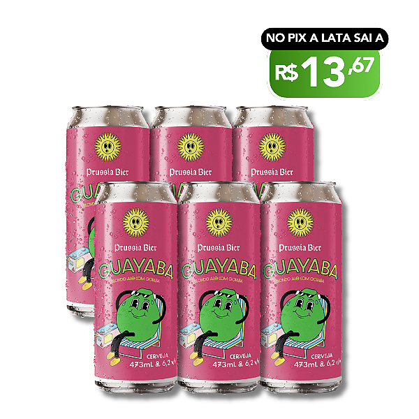 Guayaba - Blonde Ale com Goiaba – 6 Latas